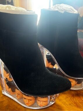 VERY RARE** Jeffrey Campbell "Icy Doll" Wedge Boots.